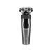 OUSIKA Electric Shaver Electric Razor for Men 3 in 1 Beard Shaver Dry Wet Waterproof 3 Head Rotary Blade USB Rechargeable Nose Hair Trimmer Trimmers (Color : Grey Razor)