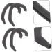 SOLUSTRE Ear Corrector Tools Sticker Holder - 25 Pairs Ear Protectors for Masks - Silicone Auricle Correction - Black - Pack of 5 - Buy Online on GoSupps.com
