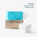 LastTissue Tissue Box - Eco-Friendly Reusable Organic Cotton Tissues (Turquoise) for Sustainable Living - Buy Online on GoSupps.com