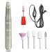 Electric Nail Drills Professional Efile Nail Drill Kit for Acrylic Gel Nails Portable Nail File Drill Manicure Pedicure Polishing Shape Tools Nail Buffer Manicure Ped Green