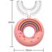 Newrichbee 4-Pack Kids Silicone U-Shaped Toothbrush Set - Donut Design | Ages 2-8 - Buy Online on GoSupps.com