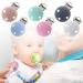Schnuller Clip Set - 1 Piece Silicone & Metal Pacifier Chain for Babies | Light Blue Dummy Holder (3x4.5cm) - International Shipping Available - Buy Online on GoSupps.com