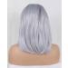 Natural Purple Bob Wigs for Women | 14" Ombre Synthetic Lace Front | Heat-Resistant Pastel Taro with Dark Roots | Perfect Summer Haircut Replacement - Buy Online on GoSupps.com