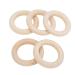 Buy 5pcs Wooden Teether Circles - Smooth Unfinished 50MM DIY Teething Rings & Jewelry Connectors for Crafts - International Shipping Available - Buy Online on GoSupps.com