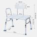 Tub Transfer Stool with Reversible Backrest Heavy Duty Tub and Shower Transfer Stool Adjustable Handicap Shower Bench for Elderly Bariatric Patients - Buy Online on GoSupps.com