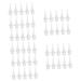 FRCOLOR Replacement Ear Washer Tips 50 pcs be Flexible Disposable White Ear irrigator Accessories pp Cleaner Nozzle Tool Ear Cleaning Erlenmeyer Flask Cleaning Tool aldult Clean Whitex5pcs 2.8X1.1X1.1CMx5pcs
