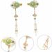 minkissy 3 Pairs Tassel Hair Clip Women Hairpin Antique Chinese Hair Pins Chinese Flower Hair Clips Japanese Bride Hairpins Accesorios Para Mujer Jade Pearl Barrettes Hanfu Bun Miss - Buy Online on GoSupps.com