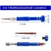 Dewedrt 5 in 1 Mini Screwdriver Glasses Screwdriver Magnetic Screwdriver Set for Watches Blue - Buy Online on GoSupps.com