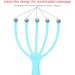 BAQI Scalp Massager - Handheld Stress Relief & Relaxation Tool | 4 Pack for Home Office & Travel - Buy Online on GoSupps.com