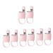 FRCOLOR 4 Pairs Toe Separator Strap Bunion Night Big Toe Straightener Bunion Socks Hammer Toe Straightener Hammertoe Splint Portable Straightener Portable Big Divider Big Toe Pads Pinkx4pcs 38.5x34.5cmx4pcs