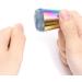 Nail Art Stamper with Nail Scraper Holographic Head Rainbow Handle Clear Silicone Stamper Jelly Stamper Scraper Transfer Manicure Tool - Buy Online on GoSupps.com