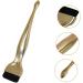 HONMEET Plastic Artificial Fiber Foundation Makeup Brush with Spoon Makeup Brush for Foundation Portable Makeup Brush Portable Foundation Liquid Brush 16.20X3.50X1.20CM Golden - Buy Online on GoSupps.com