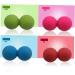 Healvian 3ST Yoga Ball - Mobility Peanut Massage Roller for Muscle Relaxation & Fitness - Silicone Lacrosse Peanut Ball - Buy Online on GoSupps.com