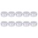 Uonlytech 10pcs 80ml Empty Aluminium Cream Jars - Sealed Cosmetic Boxes for Home & Travel - Buy Online on GoSupps.com