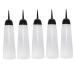 5 pi ces Flacons de Teinture Cheveux Rechargeables avec Buse Oblique Antifuite pour Salon de Coiffure R utilisable