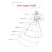 Cathedral Length Lace Bridal Wedding Veil with Comb - Floral 118 Headpiece for Women (White-2) - Buy Online on GoSupps.com