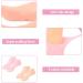INBOLM 2pairs Silicone Moisturizing Socks Women Foot Spa Pedicure Silicone Socks Pink and Skin Color Silicone Socks for Cracked Feet Elastic Non Slip Multi Purpose - Buy Online on GoSupps.com