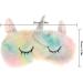 AUXSOUL Unicorn Kids Sleep Mask 4 Pieces Cartoon Animal Plush Sleep Eye Cover Cute Eye Cover for Sleeping Soft Unicorn Horn Cover for Girls Women Kids - Buy Online on GoSupps.com