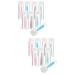 Homsfou 16 StK contact lens suction stab contact lenses wear Safe contact lenses pen travel contact lens-care needs carrier pebbles interchangeable travel