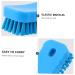 minkissy Nail Brush Nail Cleaner Brush Nail Clean up Brush Shoe Cleaner Shoes Cleaner Fingernail Scrub Nail Scrubbing Brush Toe Brush Small Brush Food Grade Polypropylene 11.5x5cm Blue - Buy Online on GoSupps.com