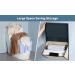 YINEU Shower Mirror with Storage - 14.5 x 12 Foldable Bathroom Organizer for Shaving - Wall Mounted Locker Mirror for Shower Accessories - Buy Online on GoSupps.com
