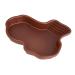 rockible Reptile Bathing Pool Turtle Bath with Ramp Tortoise Feeder Tortoise Water Dish for Tortoise Chameleon Hamster Scorpion Gecko Without Hose