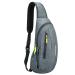 Gisdanchz waterproof nylon sling bag backpack chest bag small men women for sports travel etc. Sb - light grey 41*21*10cm