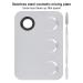 Professional Stainless Steel Cosmetic Mixing Plate & Spatula - Makeup Pigment Blending Palette for Flawless Application - Buy Online on GoSupps.com