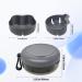 Denture Case Portable Denture Bath Box with Strainer & Mirror (Grey) - No-Leak Design - Buy Online on GoSupps.com