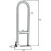 Bathroom Grab Bar Safety Support Rail Non-Slip 304 Stainless Steel Disabled Handrail Safety Handrail Bathroom Grab Bar Toilet Support Grab - Buy Online on GoSupps.com