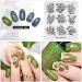 Alexnailart Nail Stamping Plate FL016 - Multi-Pattern Stamping Template for Image Print Nail Art Design - Nail Stamper & Scraper Nails Tool - Buy Online on GoSupps.com