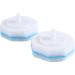 Doengdfo Pack of 50 Improved Toilet Brush Rods White Sponge Disposable Toilet Cleaning Rods Compatible Refills for Rods - Buy Online on GoSupps.com