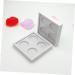 Angoily 2pcs 4 Eyeshadow Aluminum Tin Jars Magnetic Lipstick Case Makeup Palette Cosmetic Makeup Powder 1 count (Pack of 1) White - Buy Online on GoSupps.com