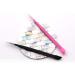 2 Pcs Metal Nail Tweezers Set for Precision Nail Art - Straight Tip Nipper Clippers with Silicone Pressing Head - Buy Online on GoSupps.com