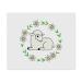 Azeeda 2 x 'Flower Sheep Circle' Microfiber Lens / Glasses Cleaning Cloths (LC00014782)