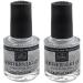 INM Northern Lights Hologram Silver Top Coat 2x - Shimmer with Style - Buy Online on GoSupps.com