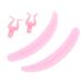 1 Pair Eyelash Extension Separator Tool with Silicone Base and Legs for Grafting Convenient and Efficient Washable and Reusable (Rose Red)