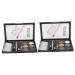 PLAFOPE 2 Sets Eyebrow Powder Set Lit e Six-color Eyebrow Powder Eyeow Mp e Eyebrow Filler Eyebrow Kit Abs