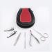 Manicure Kit Stainless Steel Manicure Clippers Nail Clippers Set Portable 8 Pieces Red Man and Woman Nail Clippers Kit - Buy Online on GoSupps.com