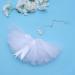 Amosfun Infant Tutu Skirt with Floral Headband | Baby Newborn Apparel Photography Prop | White | 17.5x12x0.1cm - Buy Online on GoSupps.com