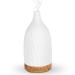 Aroma diffuser GUKKK white ceramic diffuser for essential oils aromatherapy scent humidifier with adjustable fog mode 7 colors LED timer setting for bedrooms yoga office (100ml)