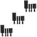 FOMIYES 3 Sets Hair Coloring Board Hair Dye Tint Brush Balayage Paddle Board Hair Coloring Tool Balayage Board and Paddle Nursing Hairstylist Board Diy Plate Bangs Plastic High Gloss Board