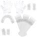 VINTORKY 1 Set hair dye kit hair dying accessory kit hair oil applicator bleach kit hair bleach hair coloring kit hair dye gloves hair dye accessories supplies white plastic portable 6.9x4.8cm White