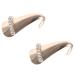 1 Pair Toe Protector High Heels Tip Caps High Heels Toe Covers Decorative Shoe Tip Protector Shoe Tip Caps Shoe Toe Covers for High Heels Metal Decorate Leather Shoes