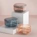 Denture & Retainer Case with Strainer Basket - Cute Storage & Cleaning Container for Travel - Apricot - Buy Online on GoSupps.com