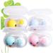 Shop Solustre 8 STK Contact Lens Container Case - Duck Colored Lens Holders for Safe Storage - Ideal for International Shipping - Buy Online on GoSupps.com