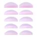 lanliflying Silicone Eyelash Pads | 5 Pairs Skin-Friendly Eye Lash Lift Tools Reusable Silicone Lash Lift Supplies Under Eye Lash Lift Pad for Beautiful Eyebrows