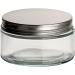 Buy Gouveo 24 Set - 200ml Silver-Colored Glass Jars with Screw Lid - Empty Cream Cosmetics & Lotion Storage - Ideal for International Shipping - Buy Online on GoSupps.com