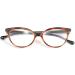Koosufa Vintage Cat Eye Reading Glasses for Women - Anti-Blue Light Full-Rim Horn Glasses in 1.0 1.5 2.5 3.5 Magnifications - Retro Designer Style - Buy Online on GoSupps.com