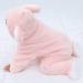 Ceguimos Newborn Baby Hooded Snowsuit in Pink - Warm Fleece Jumpsuit for Girls 3-6 Months - Buy Online on GoSupps.com